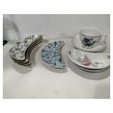 Lefton  hand painted bone china dishes