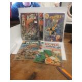 6 old comic books in great shape Kona,Thunder