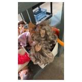 Vintage head puppets assorted Cookie Monster and