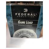 Federal game load 12 gauge 25 shells