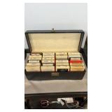 8 track tape organizers (protective case) and 8
