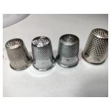 4  thimbles marked Germany marked 8, 9 ,10, 11