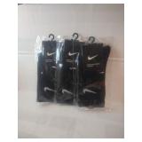 3- Pair of Black Nike Cotton Socks High