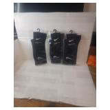 3- Pair of Black Nike Cotton Socks High