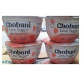 Case of 12 chobani ripe strawberry yogurt