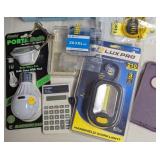 New Emergency Lights, ink & calculator & more !