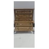 Wood jewelry box 11inx 9in