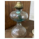 Vintage glass oil lamp