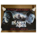 Planet of the Apes 2-sided poster 34x50in