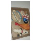 Old rubber chew toys