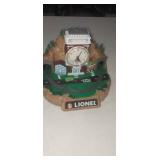 Lionel lionelville clock anamtied , missing