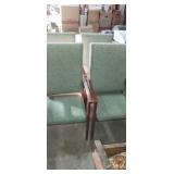 Kimball upholstered products,  green floral Kimball upholstered products,  green floral
