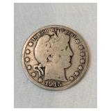 1915 Barber half dollar 1915 Barber half dollar