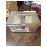 Sewing box and supplies Sewing box and supplies