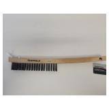 Sheffield steel scraper wire brush 14in Sheffield steel scraper wire brush 14in