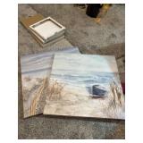 2 canvas home wall decor beach 3d 2 canvas home wall decor beach 3d