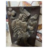 Carved vintage jack of clubs wall plaque 23x16 Carved vintage jack of clubs wall plaque 23x16