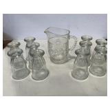 La Rochere Versailles Water Glass set w/ pitcher La Rochere Versailles Water Glass set w/ pitcher