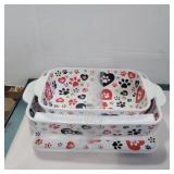 New temptations 2 casserole dishes 11inx7in and New temptations 2 casserole dishes 11inx7in and