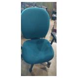 Green office chair Green office chair