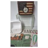 Nice 12" x 12" Glass Block - miscl decor and a Nice 12" x 12" Glass Block - miscl decor and a