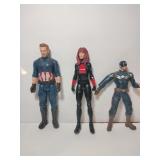 3 action figures 3 action figures