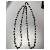 Silver chain necklace unmarked .615oz Silver chain necklace unmarked .615oz