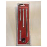 4 pc 1/4 in Extension bar set 4 pc 1/4 in Extension bar set