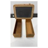 Kraft America cheese wooden storage boxes and Kraft America cheese wooden storage boxes and