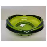 MCM Viking art glass ashtray 7in MCM Viking art glass ashtray 7in