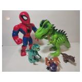 Dinosaurs and Spider-Man Dinosaurs and Spider-Man