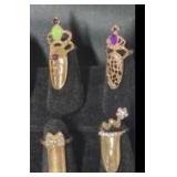 Set of New nail rings Set of New nail rings