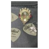 3 New Alice stainless steel guitar picks and Huge 3 New Alice stainless steel guitar picks and Huge