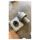 Draft hood stack air duct, and exhaust air ducts Draft hood stack air duct, and exhaust air ducts
