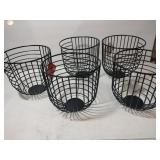 5 wire bins 5 wire bins