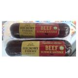 8- 7oz rolls of Hickory farms beef summer sausage 8- 7oz rolls of Hickory farms beef summer sausage
