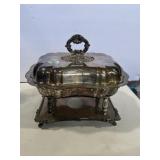 Silver plate chafing dish Silver plate chafing dish