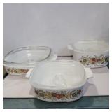 3 corning ware dishes with lid spice of life 3 corning ware dishes with lid spice of life