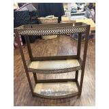 Vintage small metal shelf Vintage small metal shelf