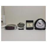 4 vintage alarm clocks 4 vintage alarm clocks