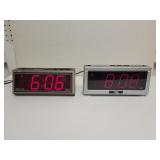 2 vintage alarm clocks 2 vintage alarm clocks