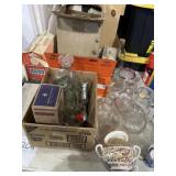 variety of glassware and other household items variety of glassware and other household items