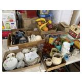 Faux fruit, flowers, dishes, planters galore Faux fruit, flowers, dishes, planters galore