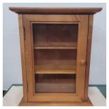 Small display wood cabinet 16in x 13in Small display wood cabinet 16in x 13in