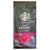 Large 18oz bag of Starbucks Cafe Verona ground Large 18oz bag of Starbucks Cafe Verona ground