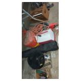 Metal fuel can, electric hedge trimmers, cooler , Metal fuel can, electric hedge trimmers, cooler ,