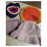 4 Crocheted Hats 4 Crocheted Hats