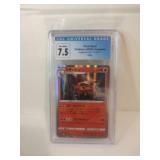 Pokemon Graded Slab CharizardCGC Graded 7.5 Pokemon Graded Slab CharizardCGC Graded 7.5
