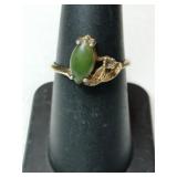 Gold ring marked 14k HGE  size 6.5.  .055oz Gold ring marked 14k HGE  size 6.5.  .055oz