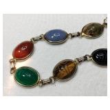 12K GF multi-color scarab bracelet.  .515oz 12K GF multi-color scarab bracelet.  .515oz